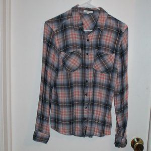 Maurices Cabin Plaid Flannel Shirt